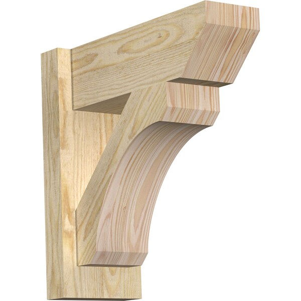 Ekena Millwork Legacy Slat Rough Sawn Outlooker, Douglas Fir, 6"W x 16"D x 16"H OUT06X16X16LEC06RDF - main